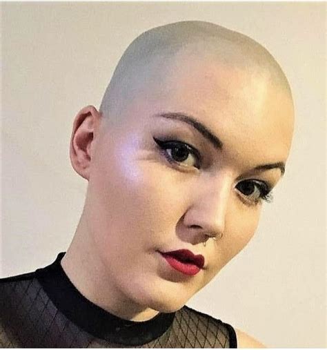 Pin By Andrea Slim On Hair Short Shorter Shaved Bald Women