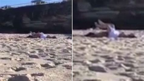 Randy Couple Filmed Having Public Sex On Sydney Beach While People Walk