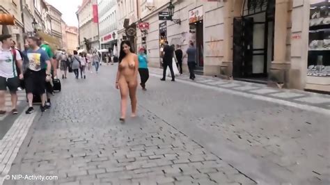 Alex Walking Completely Naked In Public