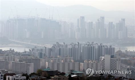 내년에도 서울 아파트값 4 떨어진다주택가격 하락세 지속 연합뉴스