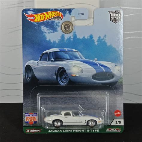 Hot Wheels Premium Jaguar Lightweight E Type Shopee Malaysia