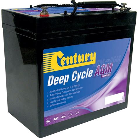 Century C12 55da 12v 55ah Absorbed Glass Mat Agm Deep Cycle Battery Century Radio Parts