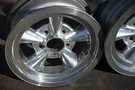 Vintage 5 Spoke Wheels 14 X 6 Fully Polished Gm 5 475 The Hamb