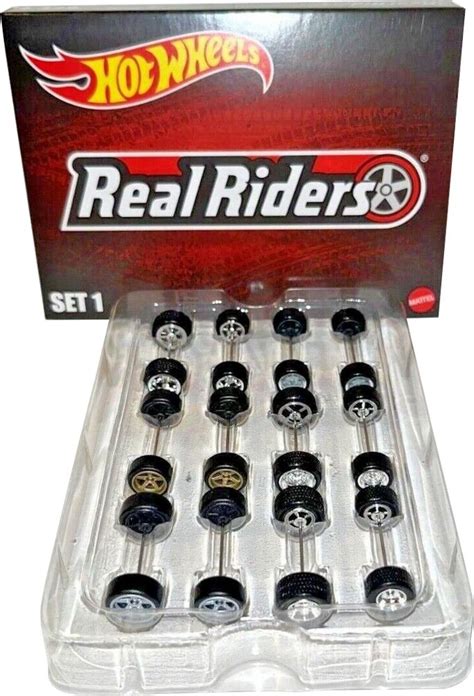 Real Riders Wheels Pack Set 1 Accessories 2022 Hot Wheels Red Line Club HWRLC