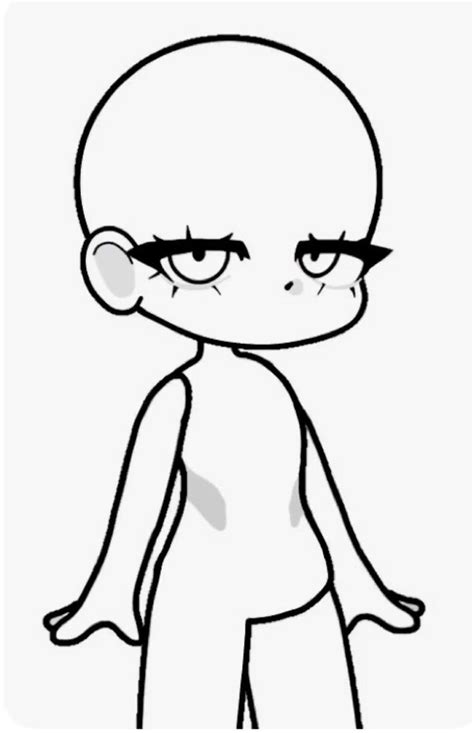 Art Base Sketches Drawing Base Body Pose Drawing