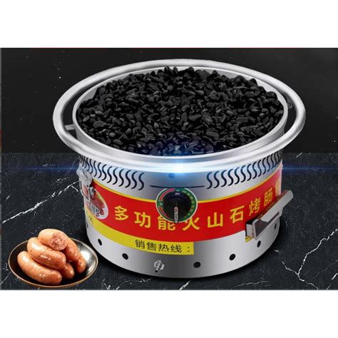 Máy Nướng Lạp Xưởng Xúc Xích Chạy Điện Hot Trend Bằng Đá Nướng Thương Hiệu Đá Núi Lửa Siêu Bền