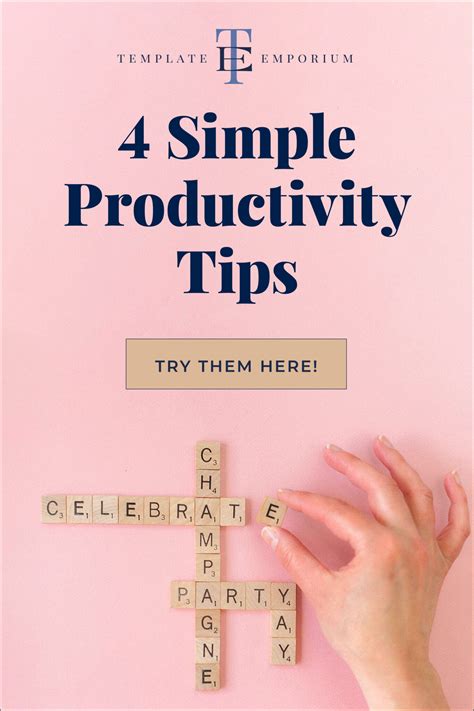 boost  productivity today   simple tips