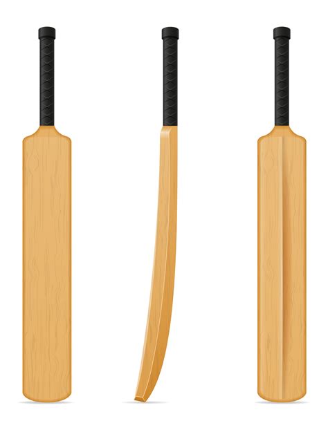 Cricket Bat Vector Illustration 509577 Vector Art At Vecteezy