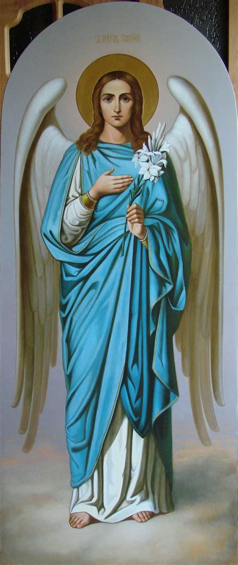 Архангел Гавриил, иконописец Саликов Димитрий 2019 | Anges et archanges ...