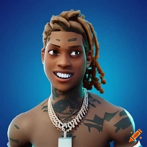 Lil Durk In Fortnite Style Artwork On Craiyon