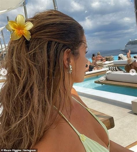 Maura Higgins Showcases Her Jaw Dropping Figure In Skimpy Yellow Bikini During Mykonos Getaway