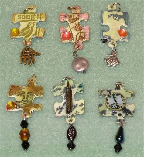 Играем в пазлы (подборка) | Puzzle jewelry, Jewelry crafts, Puzzle ...