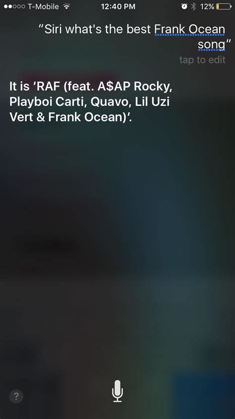 What The Fuck Siri R FrankOcean