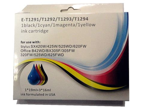 Epson T1295 Set - 4 Cartridges 1291, 1292, 1293, 1294 - Digitalpromo