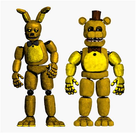 Golden Freddy And Spring Bonnie Png Download De Golden Freddy 2