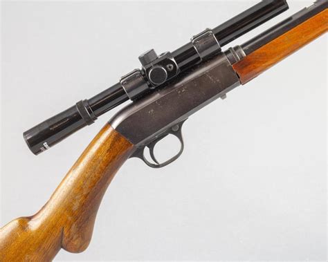 Lot Fn Semi Automatic 22 Semi Automatic Rifle With Scope