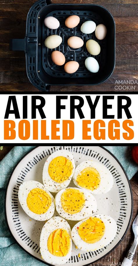 Air Fryer Hard Boiled Eggs Amandas Cookin Air Fryer Recipes