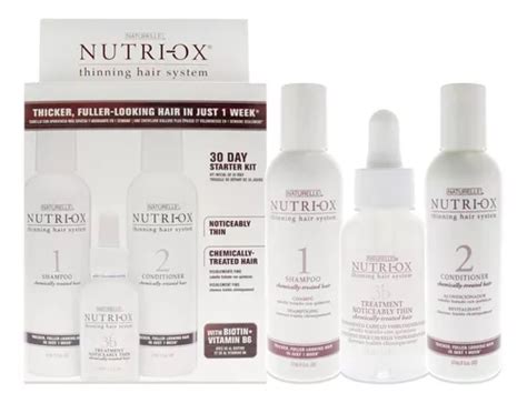 Kit Inicial Nutri Ox Para Cabelos Extremamente Finos Tratado