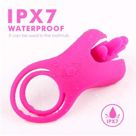 Naughty And Nice Lingerie Rechargeable Penis Licking Ring