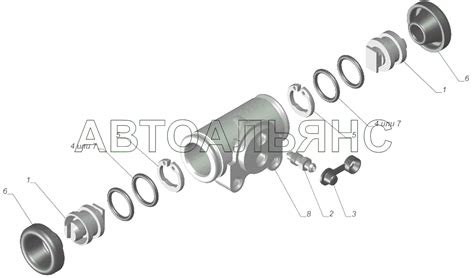 24-3501040-01 Цилиндр колесный заднего тормоза ГАЗель-Бизнес 2705-393 ...