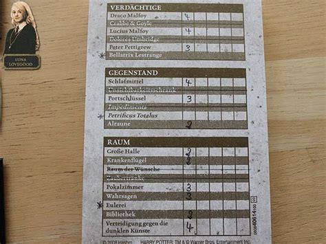 Kostenloser Cluedo Block Druckvorlage Pdf / Cluedo Zettel / Home
