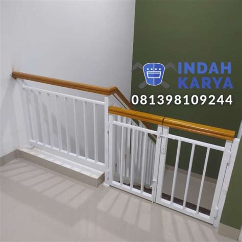 Promo Railing Tangga Dan Balkon Dengan Pintu Pengaman Handrail Besi