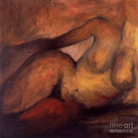 Nude With Red Thigh Painting By Pamela Canzano Fine Art America