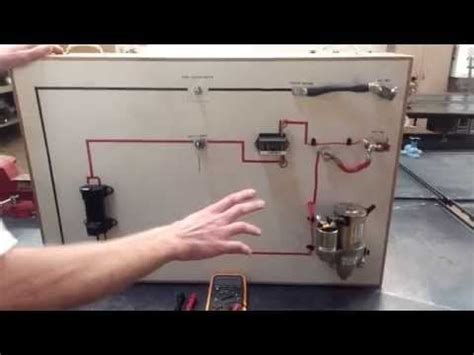 voltage drop test  starter motor circuit rautomechanics