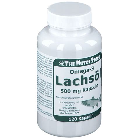 Omega 3 Lachsöl 500 mg 120 St Shop Apotheke