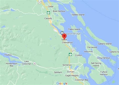 Where Is Saltair British Columbia See Regional Map More