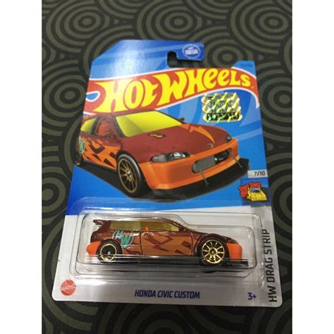 Hot Wheels Factory Seal Honda Civic Custom Exclusive Recolor Shopee Singapore