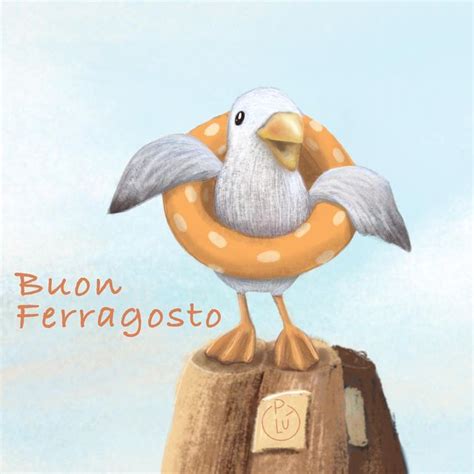 Lucia Pugiotto Illustrator On Instagram Buon Ferragosto Tempo Di