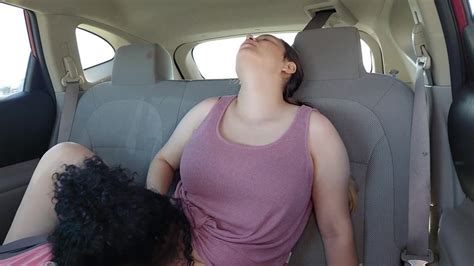 Thick Milf And Ebony Trans Girl Have Sneaky Car Sex In Public Parking
