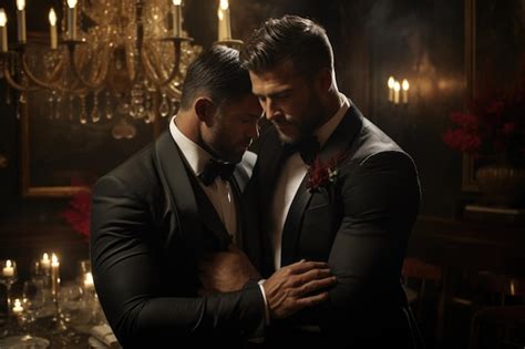 Feliz Pareja Masculina Orientaci N No Tradicional Gay Lgbt Relaci N Rom Ntica De Dos Hombres