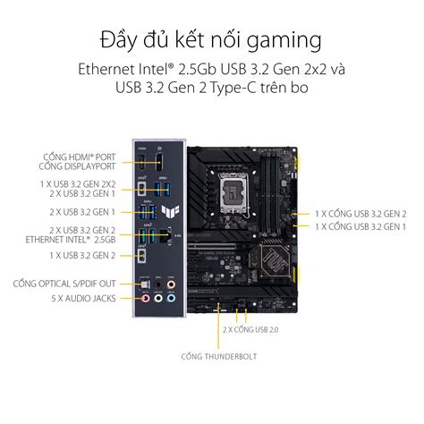 Mainboard ASUS TUF GAMING Z790-PLUS D4