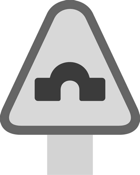 Bridge Road Vector Icon 21024980 Vector Art At Vecteezy