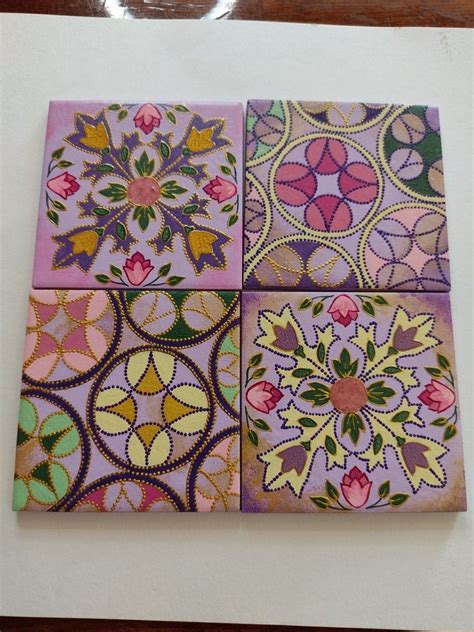 Плитка с ручной росписью - коллекция 'Жар-птица'