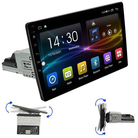 Buy Single Din Touchscreen Car Stereo Inch Qled Android Car Radio