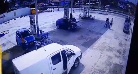 Cctv Footage Four Armed Robbers Attack Bullion Van At Ablekuma Kills