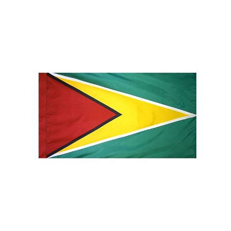 Guyana Flag Indoor And Parade Kengla Flag Co