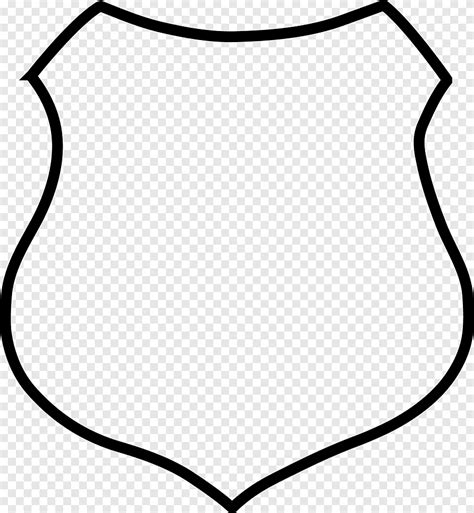 Shield, Shield Outline, template, angle png | PNGEgg