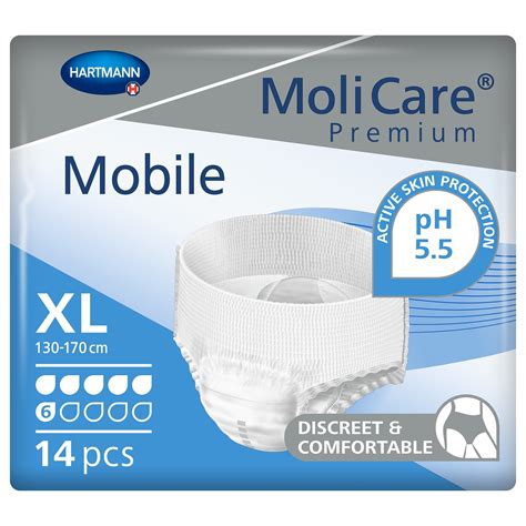 molicare premium adult diapers unisex moderate absorbency size xl