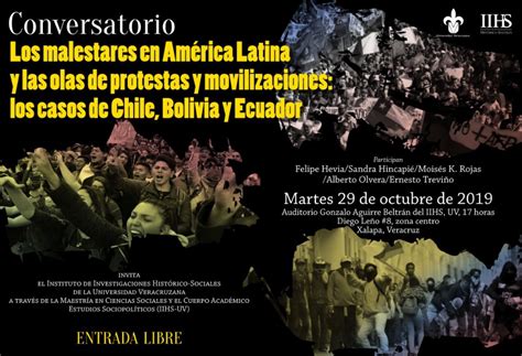 Conversatorio Los malestares en América Latina y las olas de protestas y movilizaciones los
