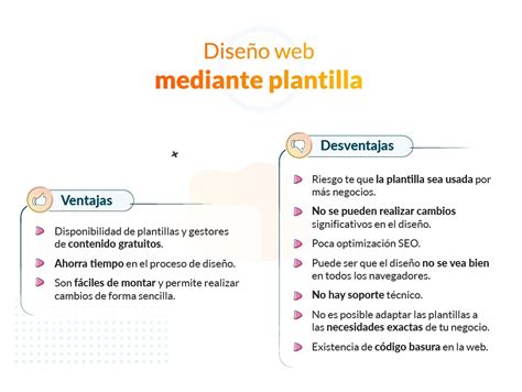 Diseño Web a la medida o plantillas Ventajas y desventajas