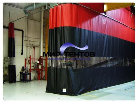 Сплошная штора ПВХ огнестойкая 650 гм2, цена от производителя