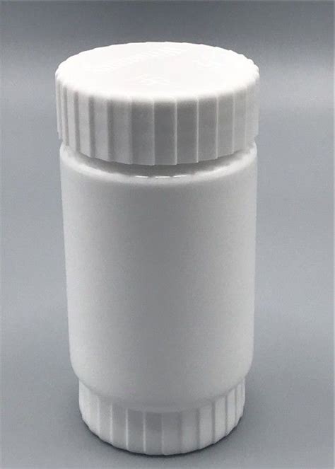 Screw Cap HDPE Pharmaceutical Containers Aluminium Liner Plastic