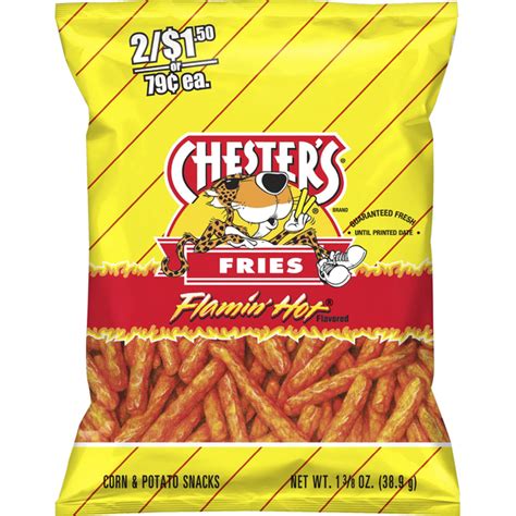 Chester S Flamin Hot Corn And Potato Snacks Oz Instacart