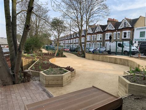 Landscape Works Complete - Crofton Park Railway Garden