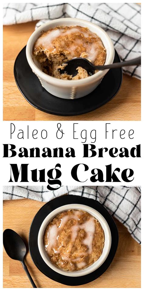 Easy Paleo Banana Mug Cake Dairy Free The Fit Cookie