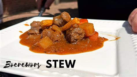 Boerewors Stew Recipe Braaiwors Stew By Xman And Co Youtube